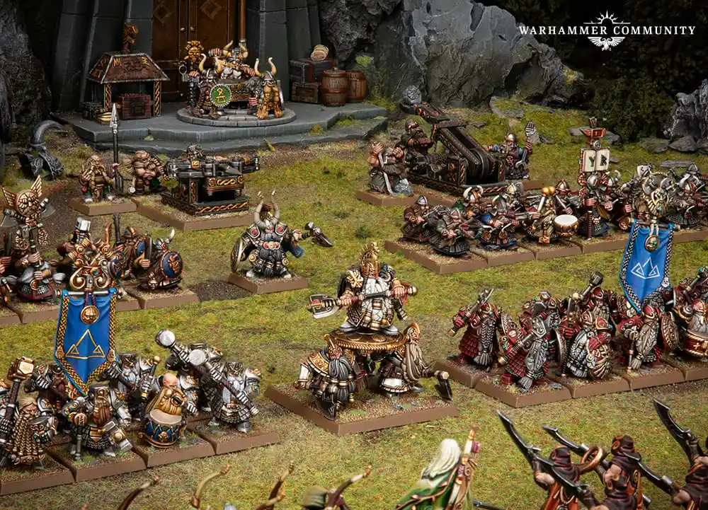 Ejército de miniaturas de Enanos de The Old World