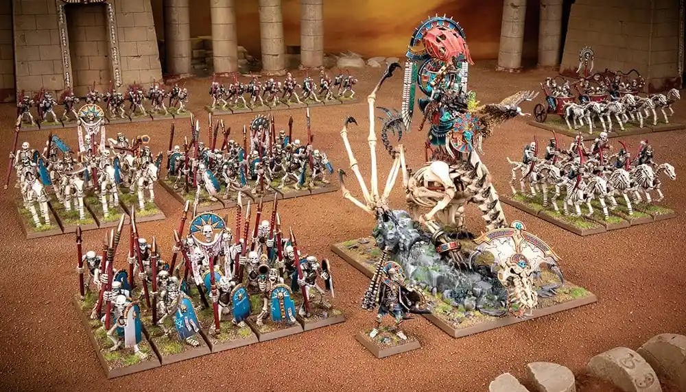 Ejército de miniaturas de Khemri de The Old World