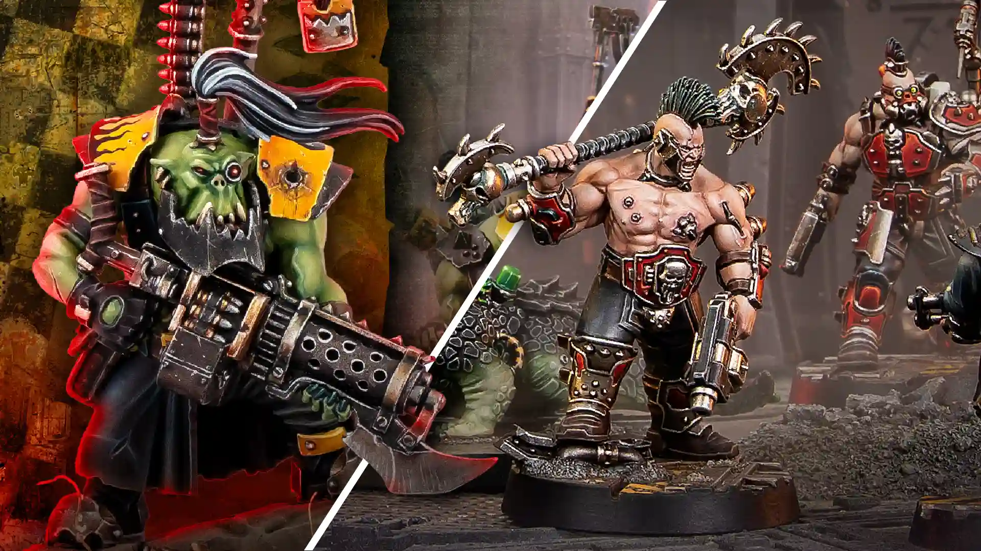 Nuevos Orkos y miniaturas Goliath.