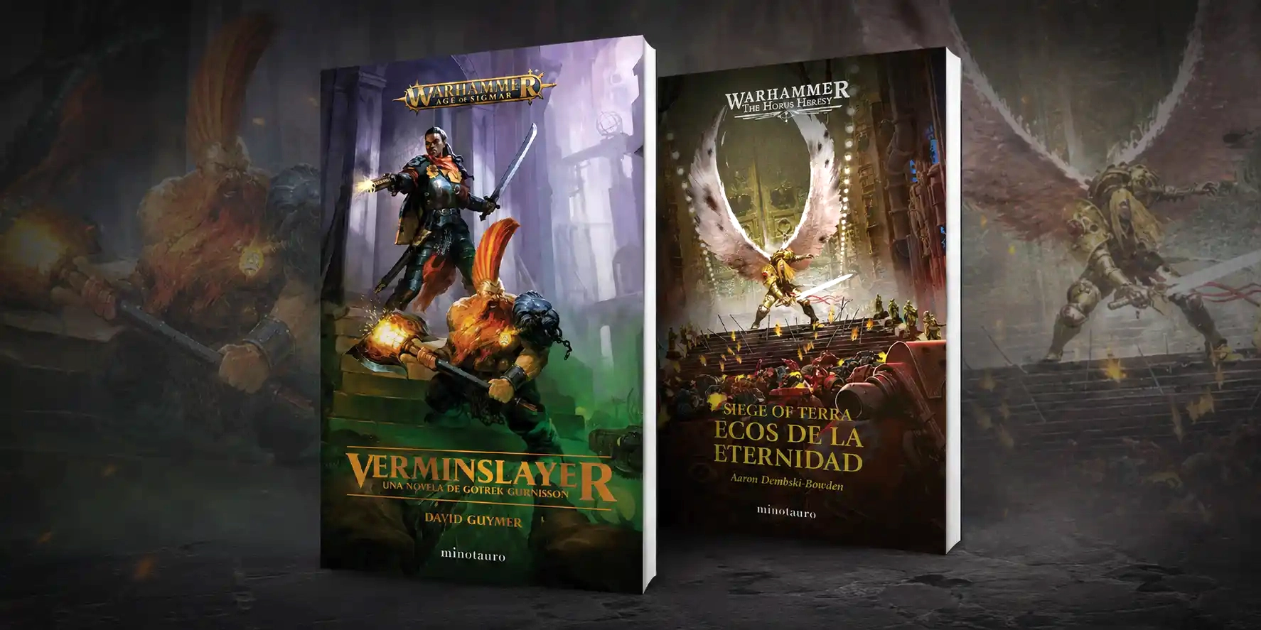 Nevas novelas de Warhammer de Ediciones Minotauro para este 2026.